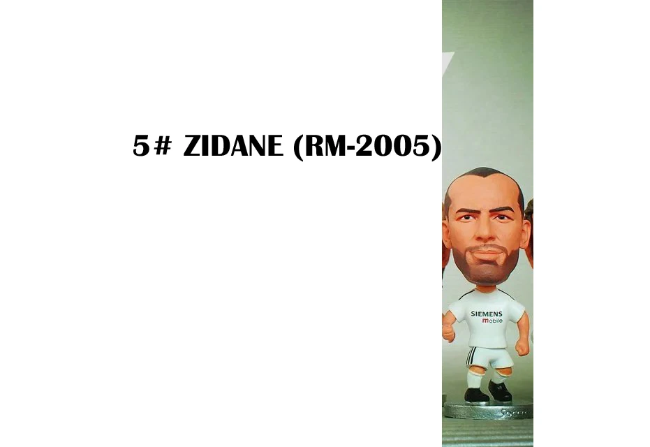 Куклы RM2005 Рауль фиго Зидан 2,5 дюймов Статуэтка из смолы - Цвет: 5