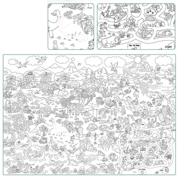 

Kids Child Super Painter Baby Huge Drawing Paper Giant Coloring Poster Toys Boys Girls Birthday Gift Educational Drawing Toys