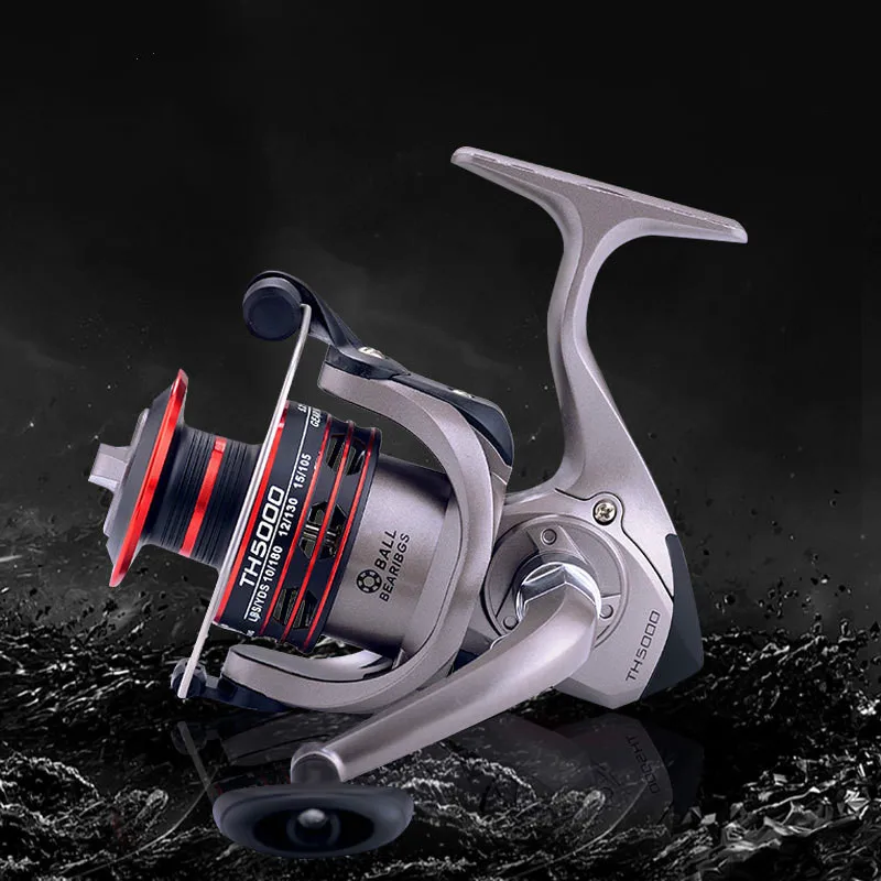  Spinning Fihing Reel Max Drag 8KG Carp Fishing Reel for Bass Winter Fishing 500-7000 Series Trollin