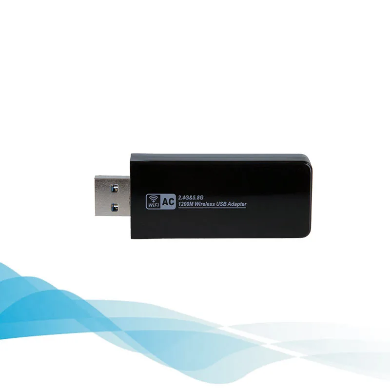 1200 Мбит/с USB беспроводной Wifi адаптер 2,4 ГГц 5,8 ГГц беспроводная сетевая карта переменного тока ПК Wifi приемник для MAC/Liunx OS/Windows7/8
