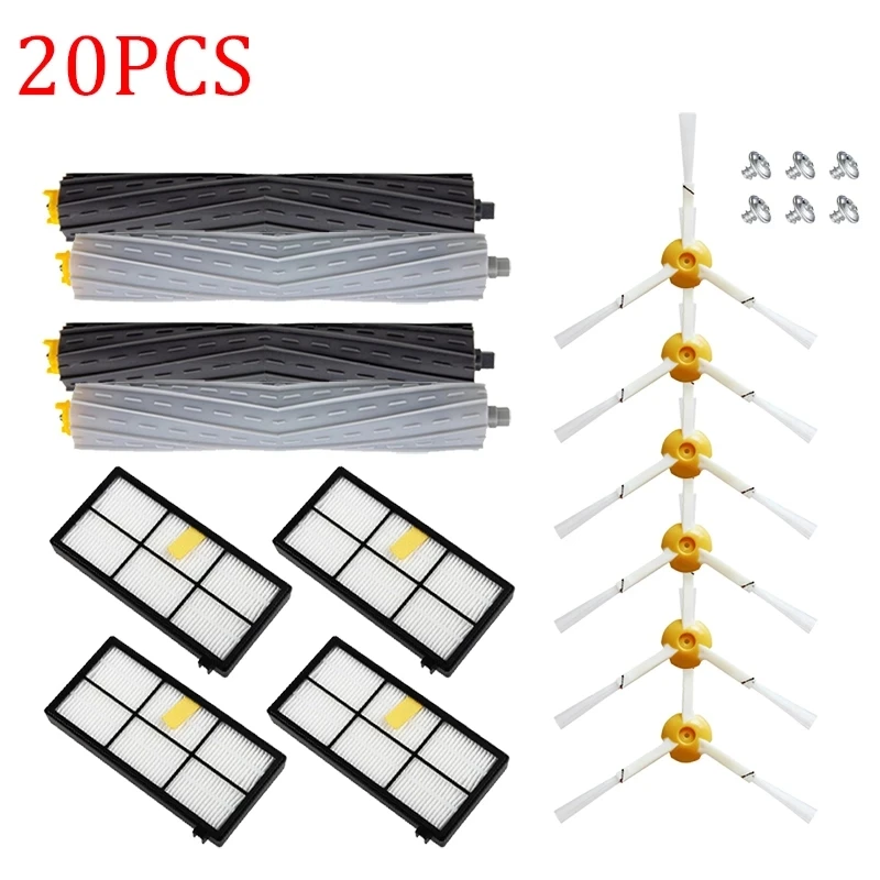 

HEPA Filters & Brushes kit for iRobot Roomba 800 900 Series 860 870 880 890 960 980 990 Robot Vacuum Cleaner Parts Accessories