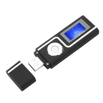 

MP3 Player Straight Plug-in USB MP3 With Screen TF Card Slot U Disk Black Card Reader