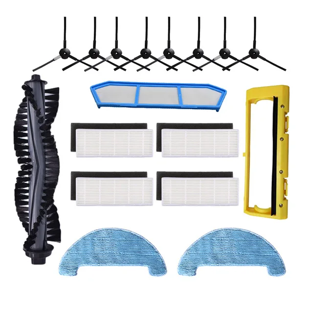 iLife A4 A4S A40 Polaris PVCR 0726W 0826 0926 Main Side Brush Hepa Filter Replacement Part  Spirit Robot Vacuum Accessories Set 6