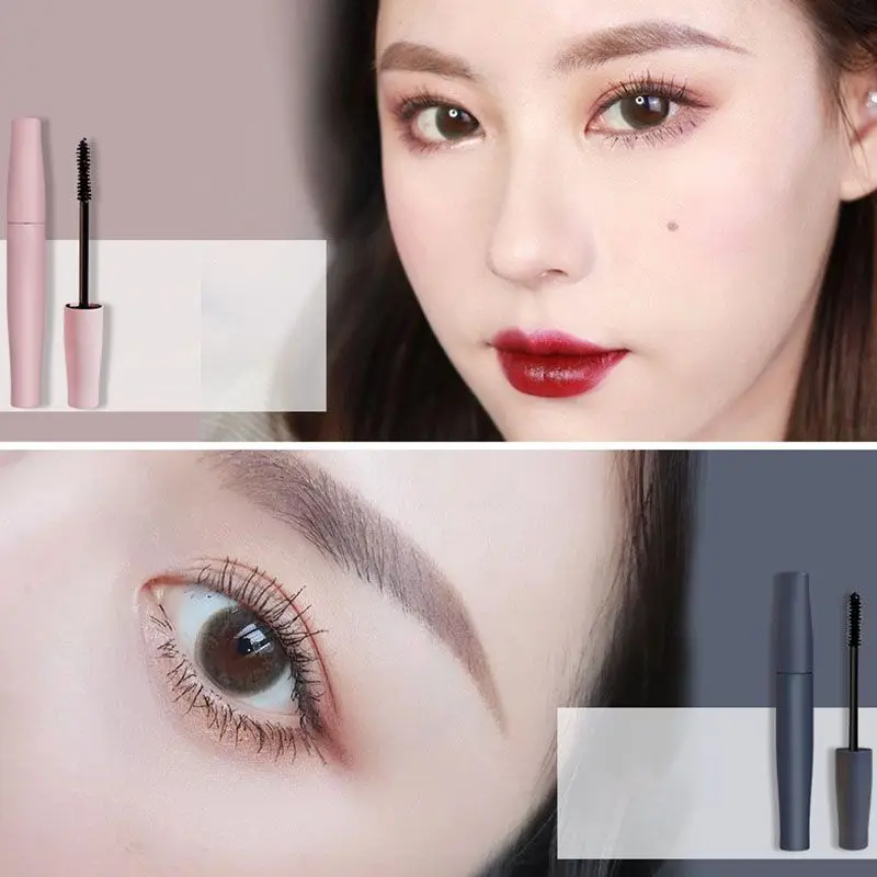 Natural Mascara Thick Eyelash Waterproof Smudgeproof Mascara Women Makeup Accessory Easy to Color SQ45