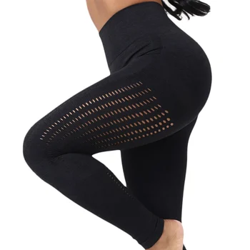 

Female Slim Fitness Trousers High Waist Sporty Seamless Leggings Women Running Sport Sweatpants Mujer Pants