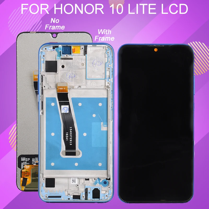 Catteny 6.21inch For Huawei Honor 10 Lite Lcd Touch Screen Digitizer HRY-LX1 LX2 Assembly 10I Display With Frame | Мобильные