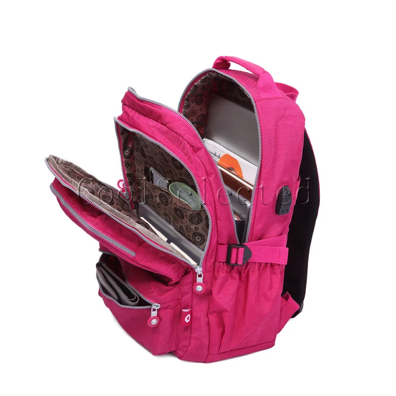 Рюкзак Kipled Mochila Mujer Escolar Feminina, школьный рюкзак для девочек-подростков, нейлоновый водонепроницаемый Женский M