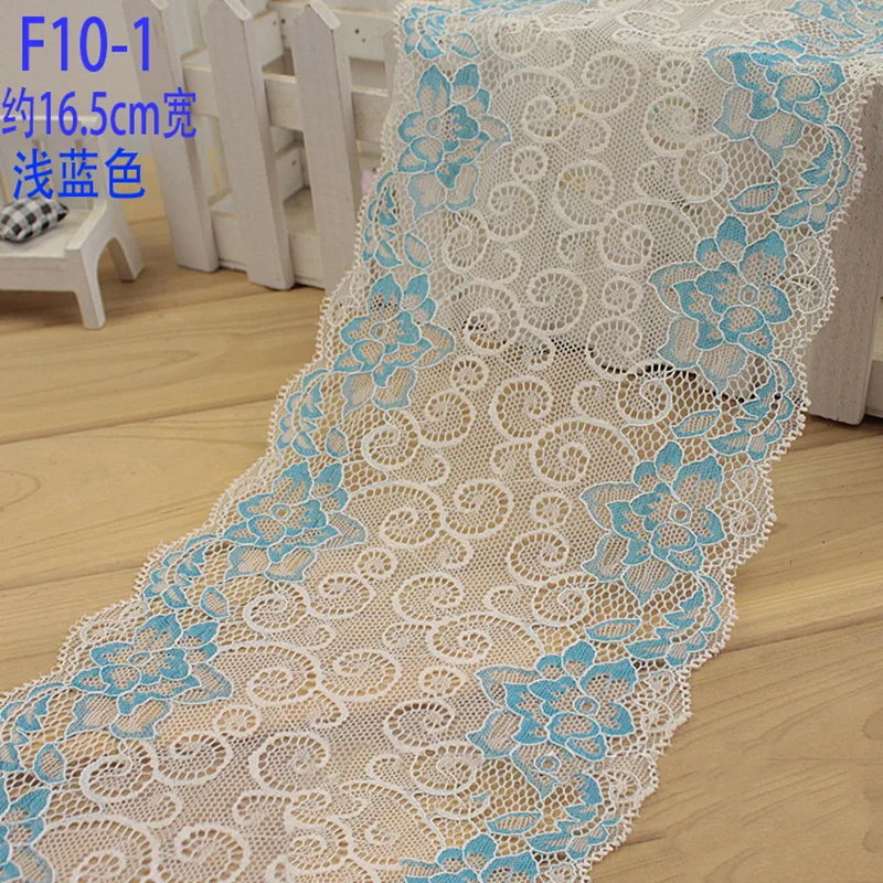 

10 метров эластичная кружевная отделка розово-красная вышитая Цветочная кружевная ткань DIY ремесло Шитье платья аксессуары для одежды высокое качество