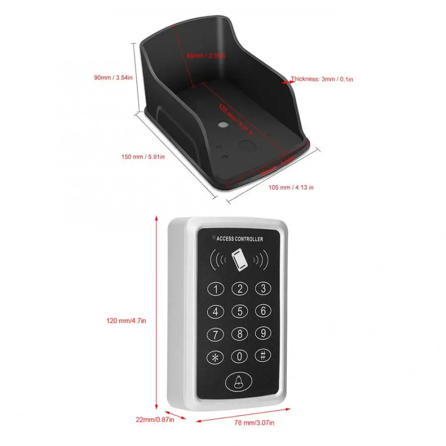 Serrure electronique RFID карты система контроля доступа водонепроницаемый открытый с 10 ключ тег Горячая