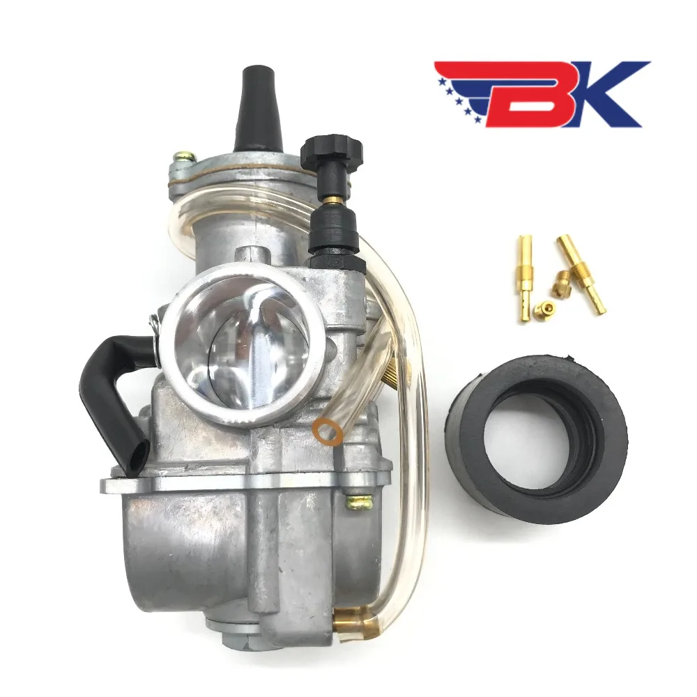 KOSO 28 мм POWER JET плоский слайд CARB Keihin PWK Rd KH YPVS 2& 4 тактный GT Mikuni