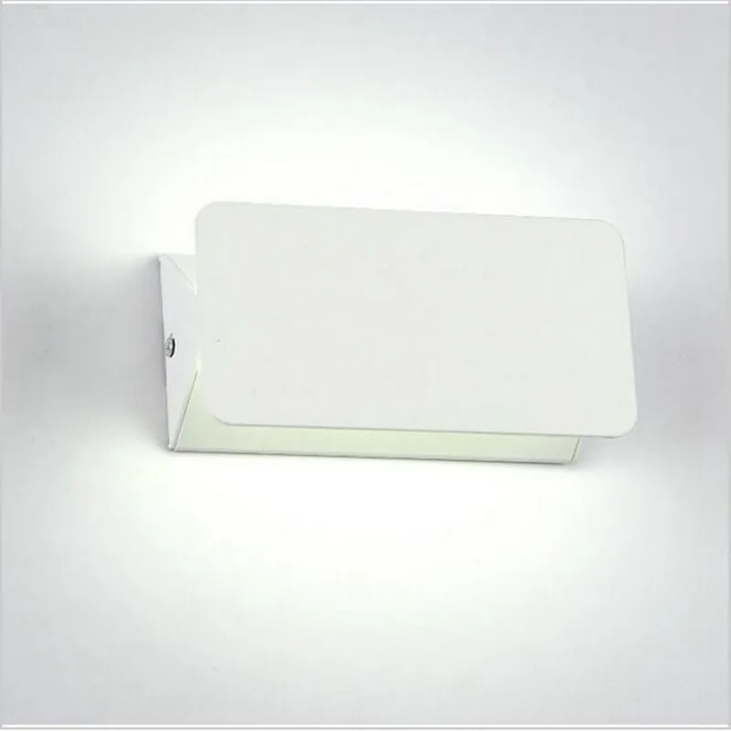 

10pcs/lot 8W Aluminum Square Led Wall Lamp AC85-265V Dimmable COB Led Modern Home Lighting Indoor Outdoor Decoration Light