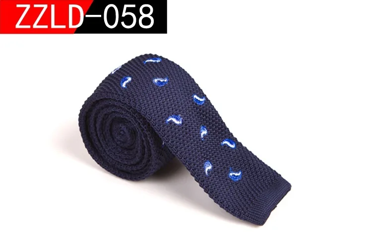 Модный вязаный узкий галстук длиной 5,5 см, серый, черный, в разноцветную полоску, Одноцветный тонкий галстук для мужчин, Повседневный, Деловой, узкий галстук, аксессуар - Цвет: E58