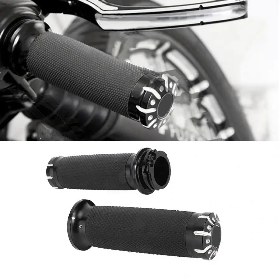 2pcs Motorcycle Stainless Steel Handle Bar Grips Fit for VRSC XL XR 1996- manillar guidon moto