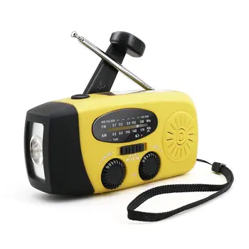 

Outdoor Solar Hand-Cranked Radio With Flashlight Charging Radio Professional Fashion Portable Clean Energy