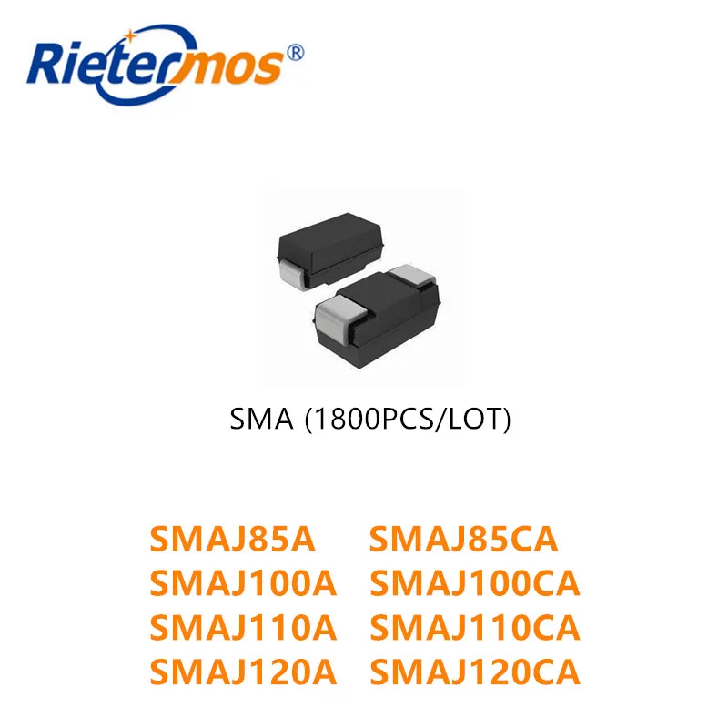 1800 шт. SMAJ85 SMAJ85A SMAJ85CA SMAJ100 SMAJ100A SMAJ100CA SMAJ110 SMAJ110A SMAJ110CA SMAJ120 SMAJ120A SMAJ120CA SMA | Электроника