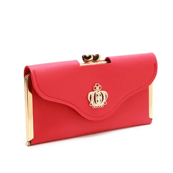 

2020 new Korean women wallet long fashion clutch bag diamond buckle wallet card bag dinner bag luxury wallet