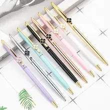 

Ballpoint Pen Four Leaf Clover Metal Pen Rollerball Pen Wedding Office Student Gift Ball Gel Pens Turning Spinning Rotating Pens