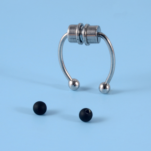 Piercing Nose Ring Non Pierced Magnet Septum Hoop Horseshoe Magnetic Nose Ring Ear Clip Piercing Jewelry