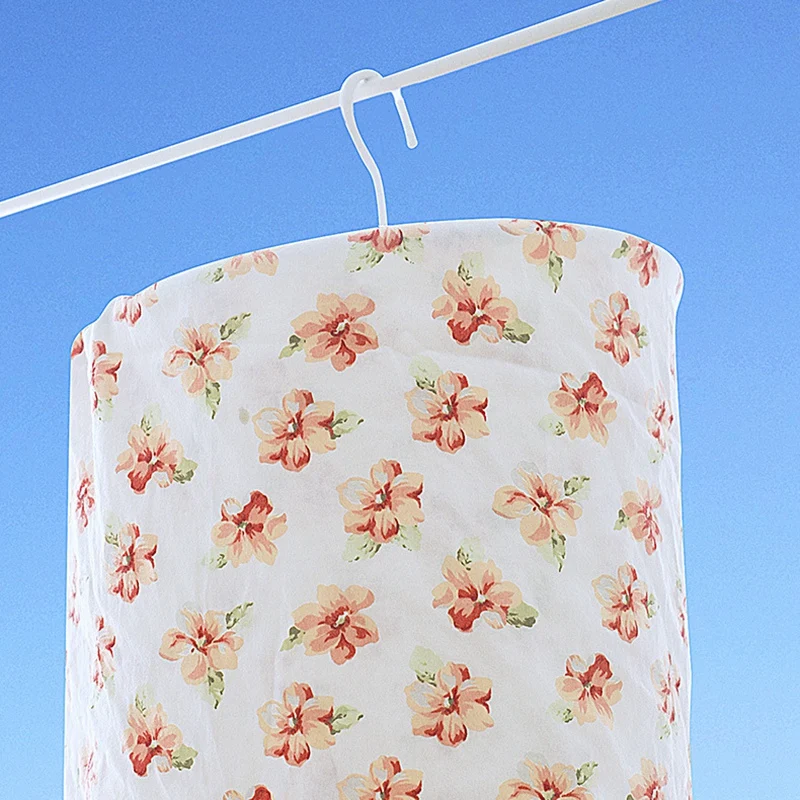 Spiral Bed Sheet Rack Laundry Drying Space Saving Duvet Cover/Blanket/Bed Sheet Hangers Rotating Clothes Rack