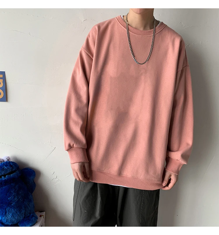 solid oversized sweatshirt