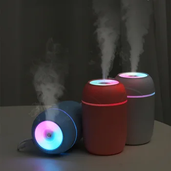 

260ml New Color Cup USB Air Humidifier Ultrasonic Aroma Diffuser Car Mist Maker with LED Night Lamps Mini Office Air Purifier
