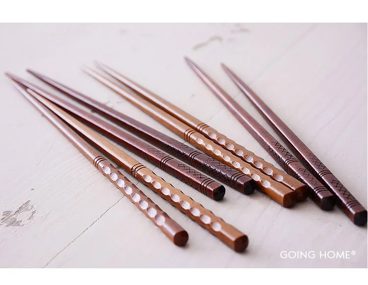 Столовые приборы из острого дерева CHOPSTICKS дерево Бытовая Nanmu индонезийская железная древесина 2 пары