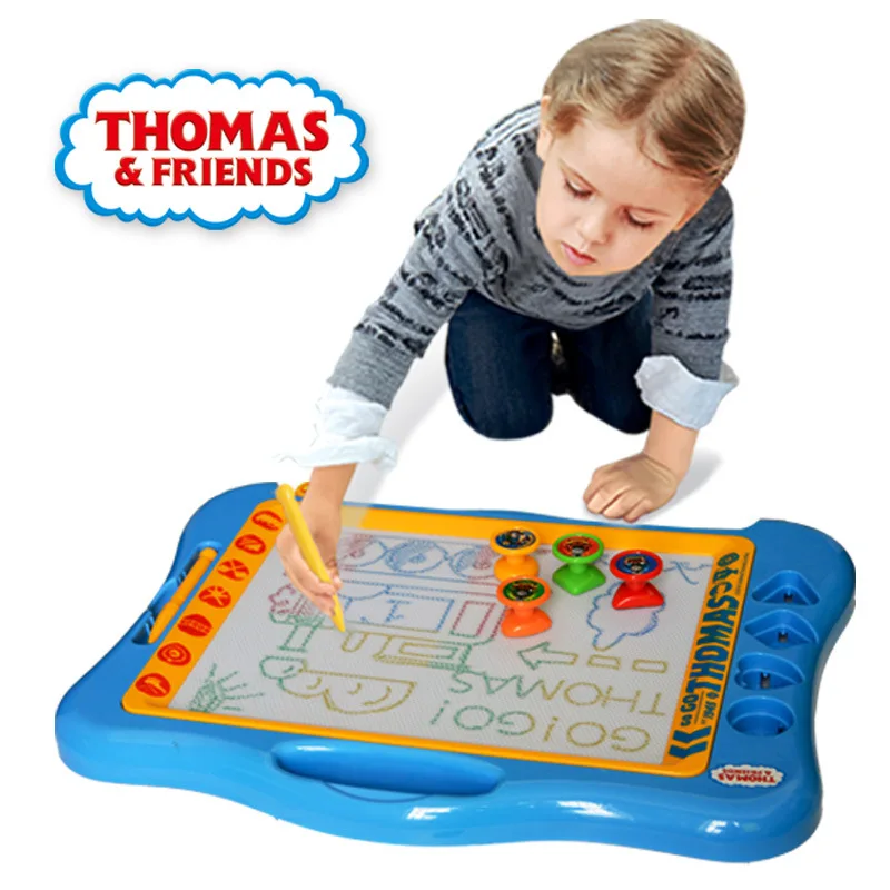 

Thomas 3D Modeling Large Size Color Magnetic Drawing Board Doodle Board CHILDREN'S Writing Board Wipable Infant Drawing Board T0