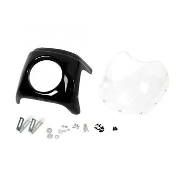 

7in Motorcycle Headlight Fairing Retro Style Universal Modification Accessory Motorcycle Windshied Accesorios Moto