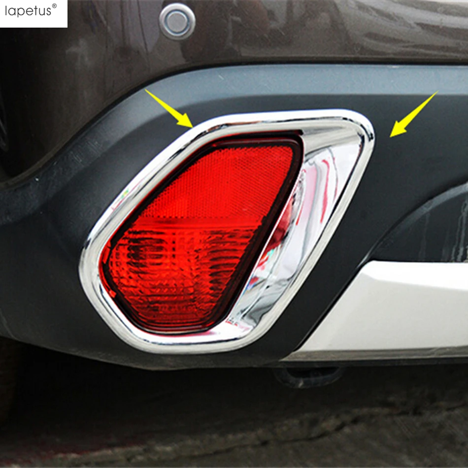 Chrome Accessories For Mitsubishi Outlander-Front Rear Fog Light Ring Head Lamp Eyelid Eyebrow Molding Cover Trim window door cover trim,car headlight cover,car headlamp cover,car fog light cover
