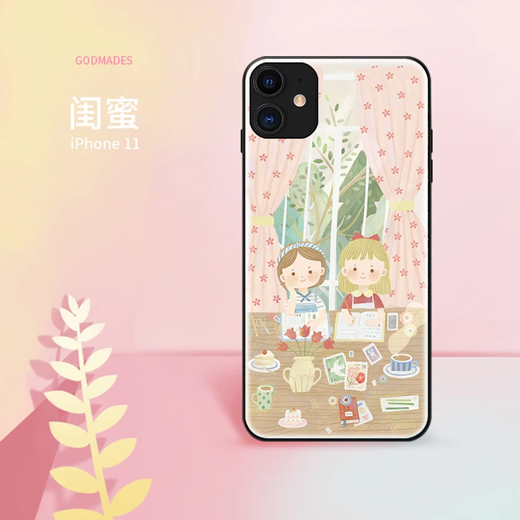 Милый розовый чехол для женщин и девочек для IPHONE 11 PRO MAX XS XR X, чехол для 6 6S 7 8 Plus - Цвет: 17  FOR IPHONE 11