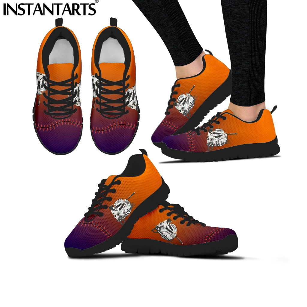 yellow and purple sneakers