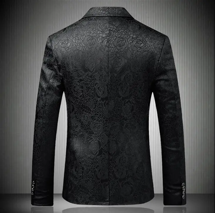 Korean casual suits men blazer masculino slim fit casaco jaqueta masculina coats mens jacket black blue