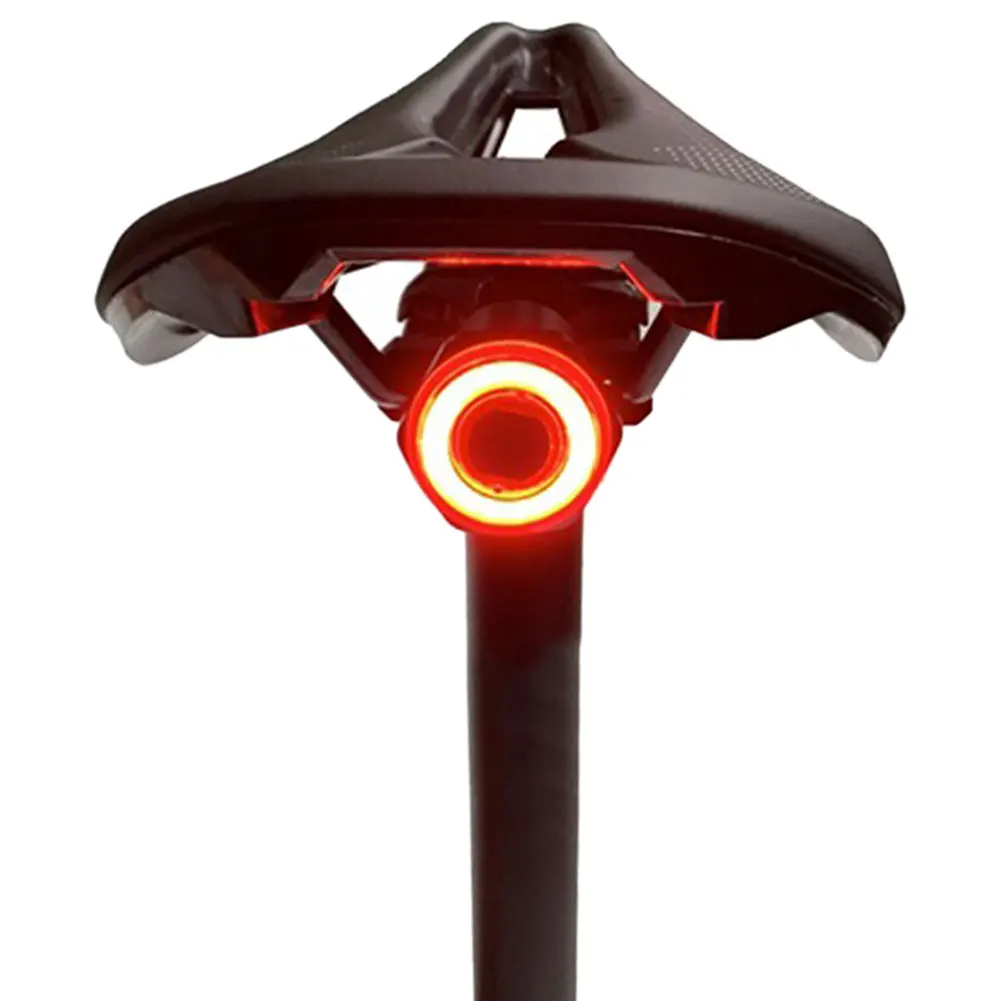 MTB дорожный велосипед USB Перезаряжаемый умный датчик тормозной задний фонарь Bycicle задние фонари