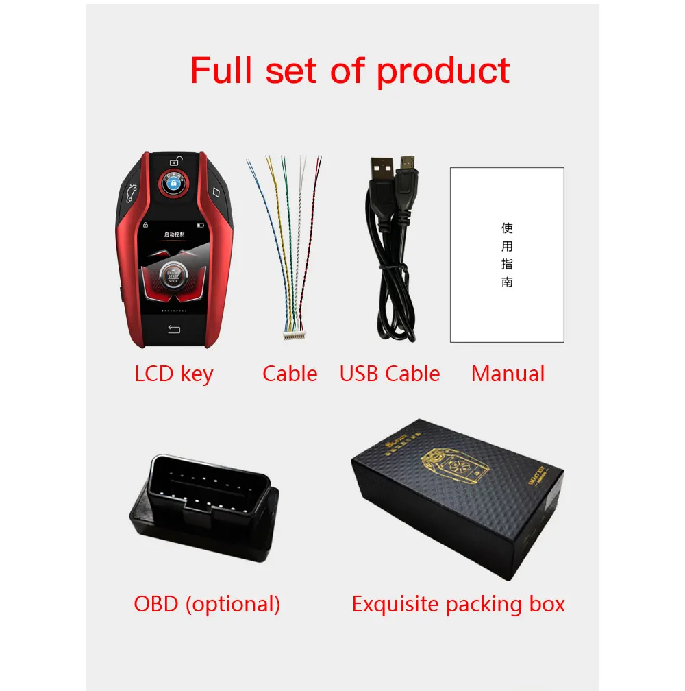 Car Remote Key Car Key Modified Multi-language TK800 Smart Remote Car Key LCD Screen Display Keyless-go for BMW/Benz/Audi/Ford/Toyota/Hyundai/Porsche