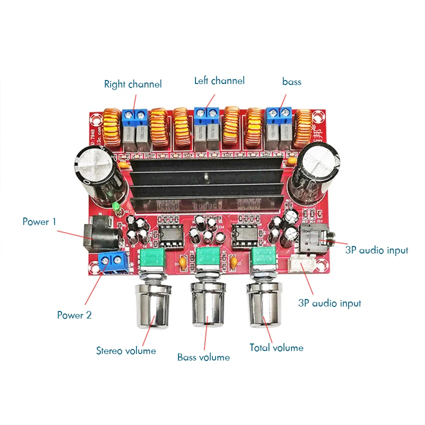Аудио усилитель tpa3116d2 (xh-m139) 50w+100w. Усилитель 2. 1 на tda2030. Модуль усилителя 2. Усилитель звука xh-m342.
