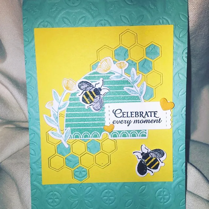Honey Bee прозрачный Штамп для рукоделия скрапбукинга открыток детей Забавный