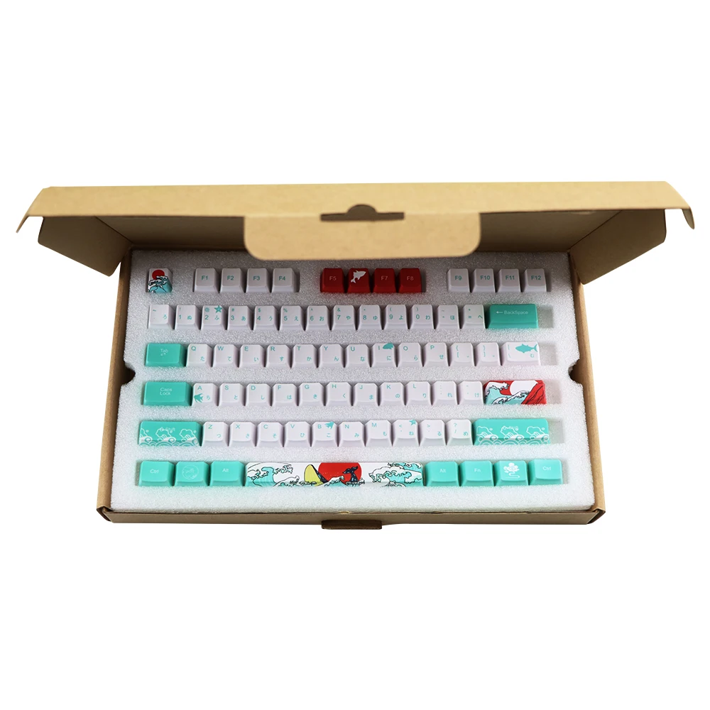 Mechanische Toetsenbord keycap Voor dz60/TKL87/poker/GK61 Filco Dye sublimation pbt Keycap OEM 108 ключ Японский Символ