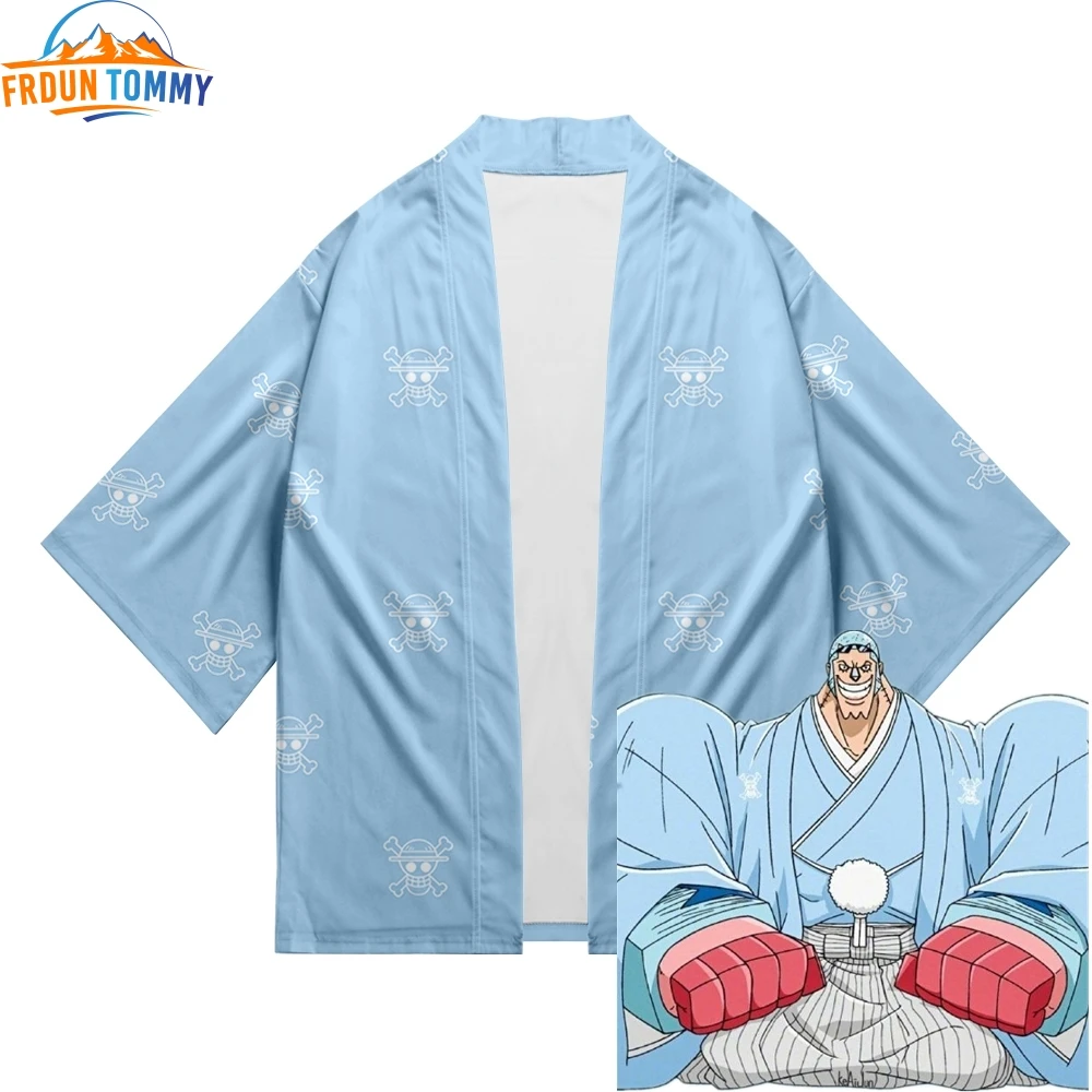 One Piece Japanese Kimono new print Luffy Cardigan Cosplay Shirt Summer Kawai One Piece Kimono cardigan samurai costume clothing