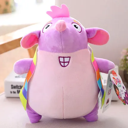 Красный Genuine 15-30cm Dora the Explorer Boots swiper cartoon Plush Soft stuffed Doll Children Toy kids Birthday Christmas gift - Цвет: Красный