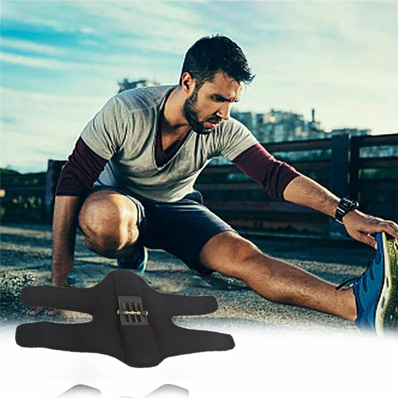 Useful Joint Support Knee Pad Breathable Non-slip Lift Pain Relief For Knee Power Spring Force Stabilizer Knee Booster Tools
