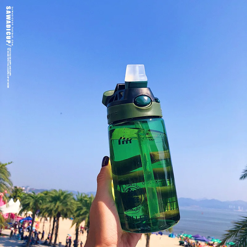 Creative Sports Large Capacity Plastic Bottle Fitness Pipette Bottle with Hand-held Portable - Цвет: D