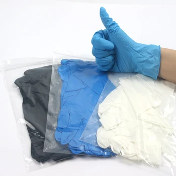 

100PCS Disposable Gloves Nitrile Food Grade Waterproof Allergy Free Work Safety Gloves Latex Gloves For Tattoo Supplies