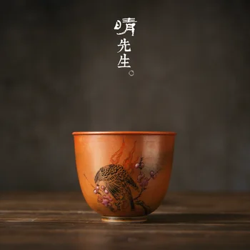 

Ceramics Chao Zhu Light Fambe Sip Tea Cup Single Cup Jindezhen Hand Master Cup Personal Cup Originality The Tea Cup Teacup