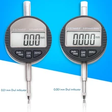 0-12,7 мм электронный цифровой индикатор шкала дюйм/метрическое преобразование, разрешение: 0,001 мм/0,01 мм цифровой индикатор зонда
