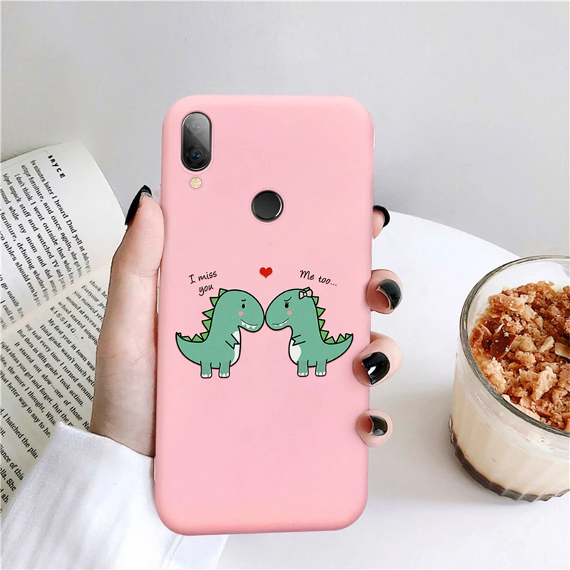 Матовый чехол с милым рисунком для Redmi 7 6A 7A, защитная задняя крышка для телефона Xiaomi Redmi Note 5 6 7 Pro K20 Pro K20