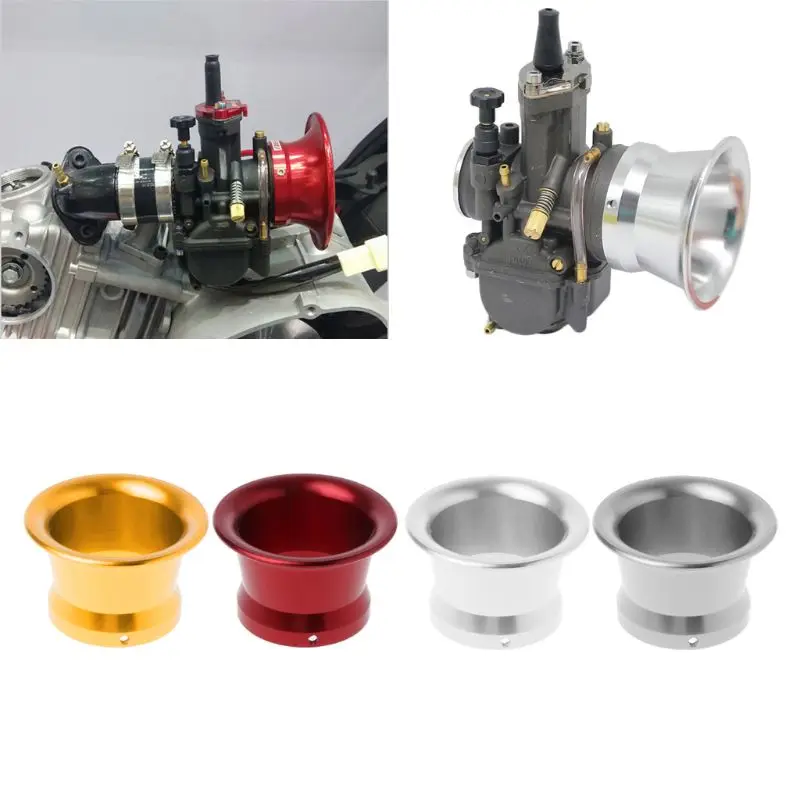 

50mm Motorcycle Carburetor Air Filter Wind Horn Cup For Keihin OKO KOSO MIKUNI PE PWK24/26/28/30 E28 PE30 Fuel Supply