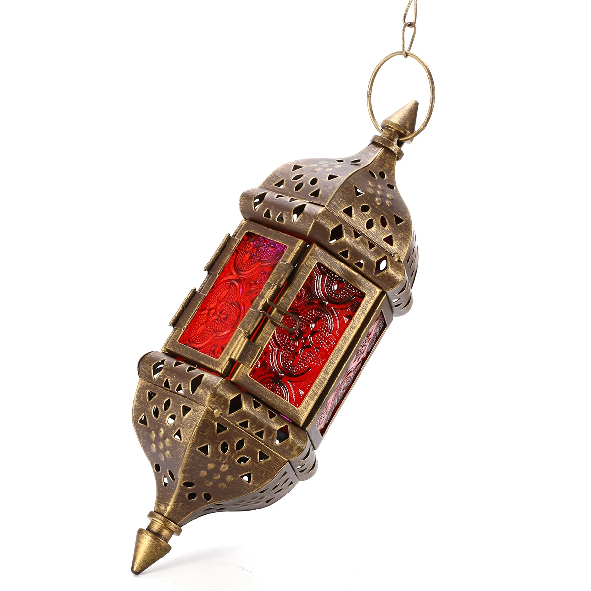 Марокканский Стиль настенный подсвечник классический металлический подсвечник свеча Фонари для Свадебная вечеринка украшения дома - Цвет: copper