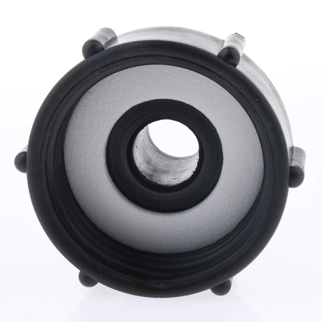 2' IBC Tote Tank Valve Adapter DN50 For 1' S60×6 Coarse S60×6 Coarse Thread Hose Pipe Plastic