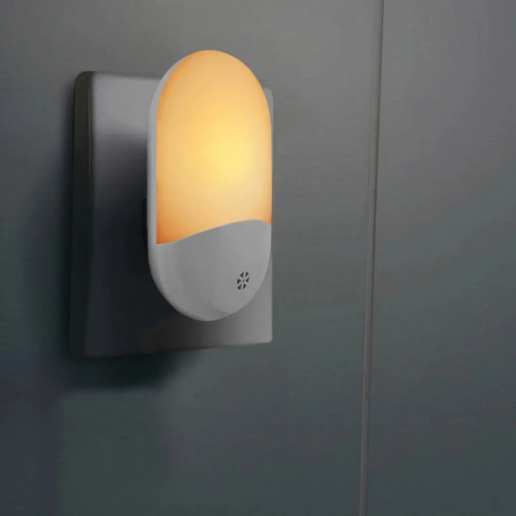 

Night Light Smart Home Creative Simple Bedroom Corridor Intelligent Plug-In Light Control Night Light 2Pcs