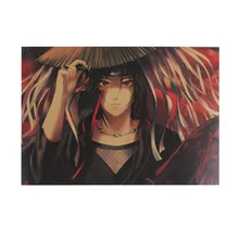 [A1214] Наруто 17 Ностальгический ретро плакат из крафт-бумаги бар кафе декоративная живопись